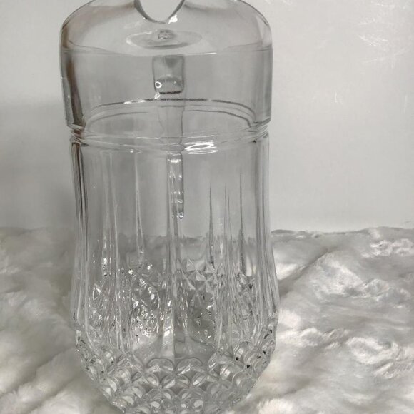 Vintage "Longchamp" Lead Crystal Water Pitcher - Never Used - Picture 4 of 5
